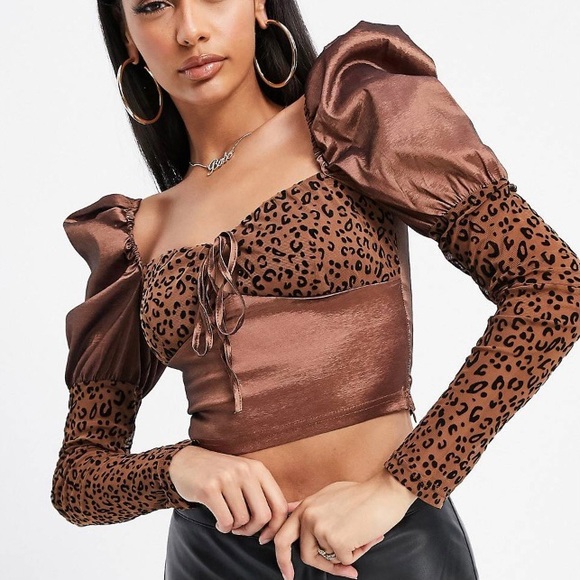 ASOS Tops - Leopard Print Blouse